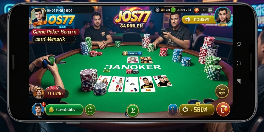 Tampilan gameplay seru dan mendebarkan di JOS77