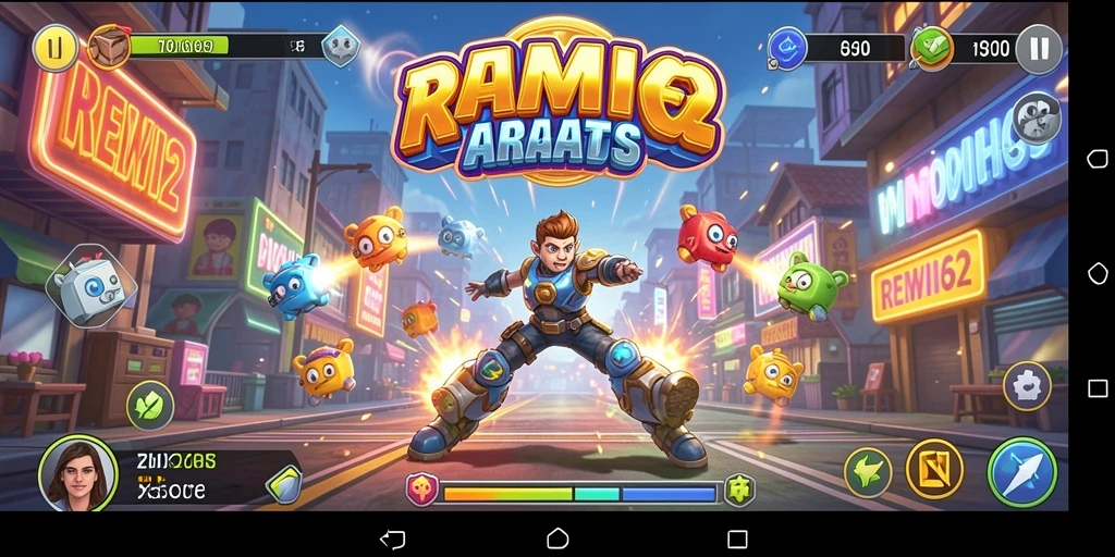 Screenshot utama REMI62 menunjukkan gameplay penuh aksi dan tantangan.