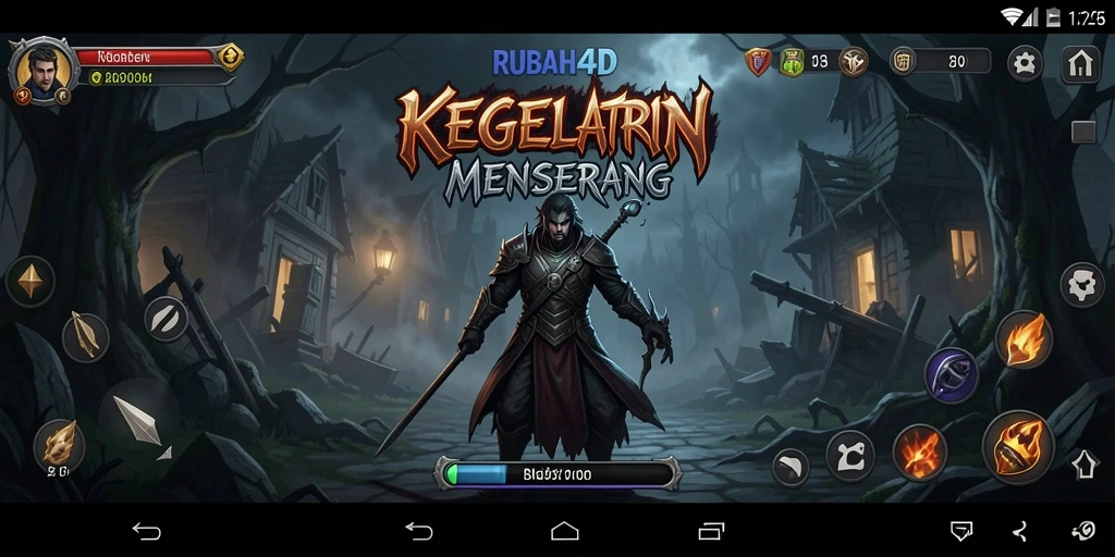 Screenshot gameplay RUBAH4D yang mengerikan dan mendebarkan.